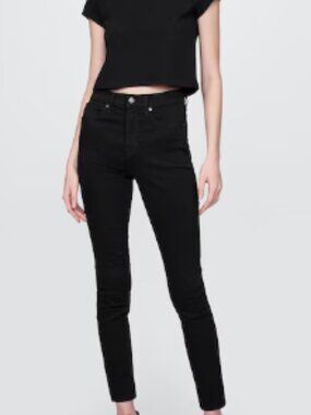 GAP 1969  black denim jeans, 18L